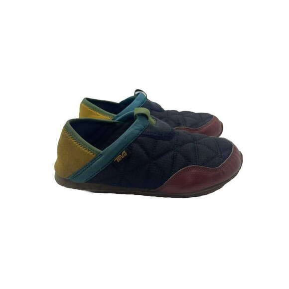 TEVA ReEmber Moc Slip-On Casual Shoe Blue Multicolor Big Kids Size US 3 EUR 35 - Picture 1 of 9